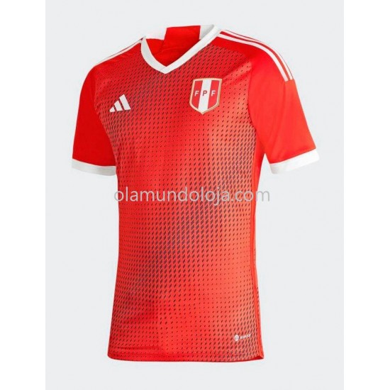 Camisola Peru Homem Equipamento Segundo 2023 Manga Curta